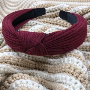 RIBBED KNOT TOP HEADBAND